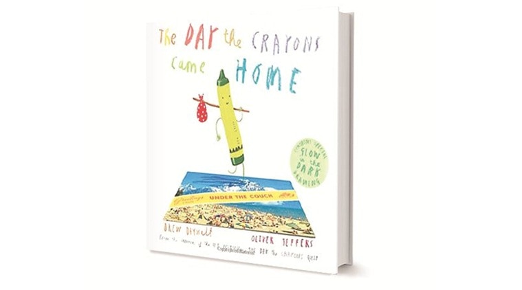 The Day The Crayons Came Home, Drew Daywalt, Oliver Jeffers, Harper Collins, book review, indian express book review, indian express