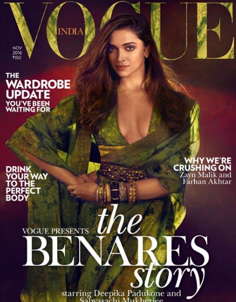 Deepika Padukone in Sabyasachi.