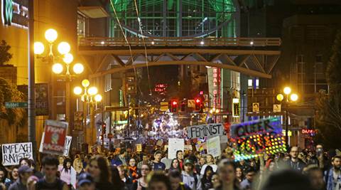 Protestand Rally US: Thousands rally, march in nationwide anti-Trump protests | World ...