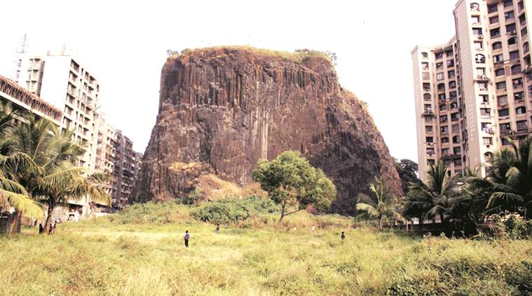 A 200-feet monolith of black basalt rock, Gilbert Hill in Andheri is a Grade II heritage structure. File