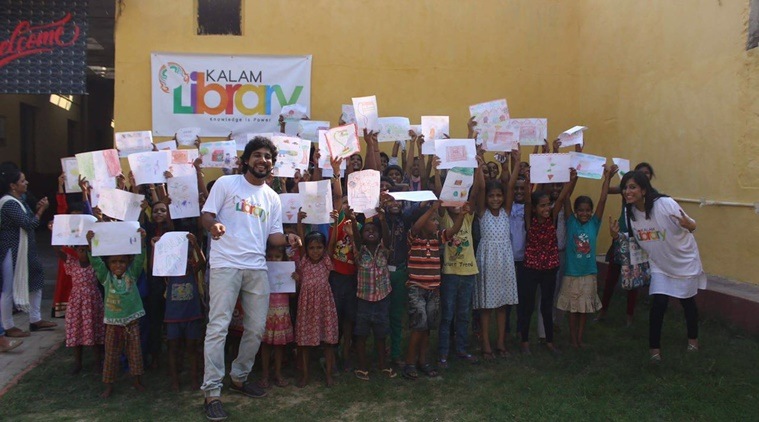 children's day, nitin soni, curly poet, kalam library, kalam initiative, dr shrijit pal singh, nitin soni author, apj abdul kalam, kalam shillong, libraries in delhi, nitin soni novels, nitin soni peoms, education news, indian express