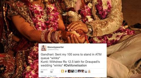 Bank withdrawal limit extended to Rs 2.5 lakh for weddings; Twitterati expects LOTS of wedding bells!