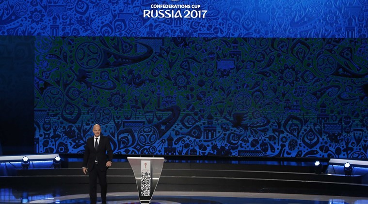 Gianni Infantino, Gianni Infantino FIFA, FIFA Gianni Infantino, Infantino FIFA, Confederations Cup, Confederations Cup Football, Football Confederations Cup, Sports