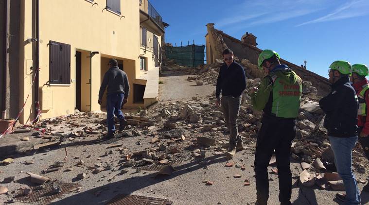 earthquake, Italy earthquake, Italy earthquake magnitude, italy, perugia. US Geological Survey, tremors, world news, Indian express news