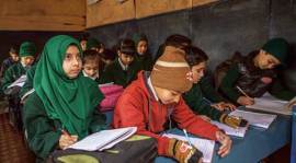 kashmir-school-480 kashmir, jammu kashmir, Kashmir schools, jammu schools, kashmir education, jammu kashmir education, edcuation sector, Jammu education sector, education news, indian express news, education funds, jammu news, kashmir news
