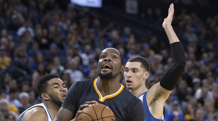 Kevin Durant too was impressive with 28 points. (Source: AP)