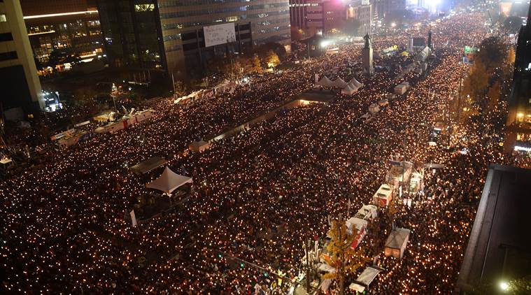 South Korea, South Korea protest, South Korea president, Park Geun-hye, protest against Park Geun-hye, latest news, korea, politics news, latest news, latest world news