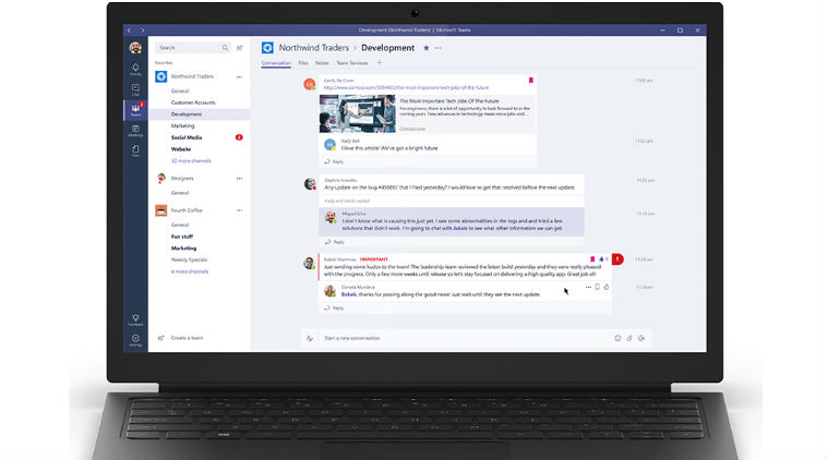 Microsoft , Microsoft Teams, Microsoft Teams vs Slack, Teams launch, teams features, Microsoft Teams features, Microsoft Teams Skype, Office 365, social media, technology, technology news
