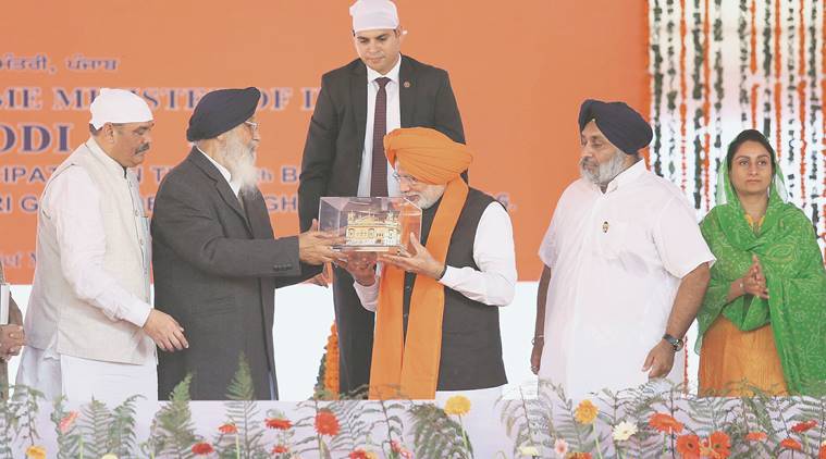 Guru Gobind Singh anniversary, Guru Gobind Singh Modi, Narendra Modi, PM Modi, Modi, Modi in Punjab, India news, latest news, indian express