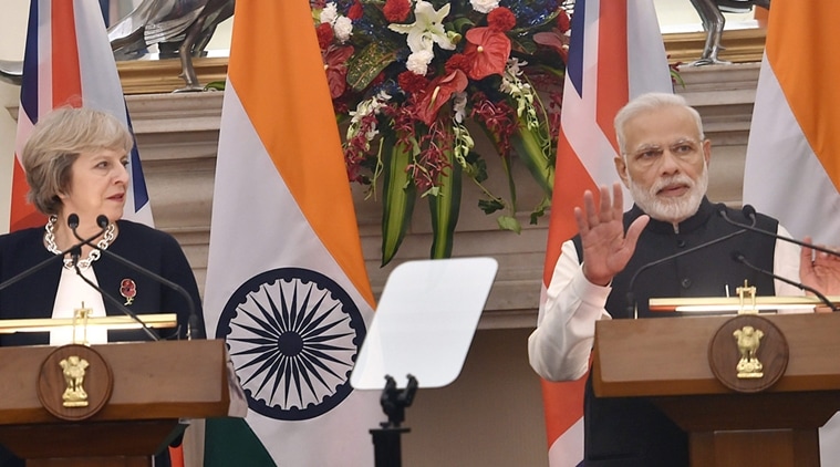 smart cities, smart cities project, theresa may, theresa may in india, india uk, india uk relations, india news, indian express,