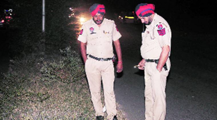 mohali police, mohali, mohali Phase VIII firing, mohali Phase VIII firing cctv footage, mohali firing cctv footage, mohali news, india news, indian express news