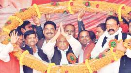 Mulayam Singh Yadav, Mulayam, Mulayam ghazipur rally, mulayam rally, mulayam rally protesters, police recruitment candidates mulayam, up news, india news, latest news, indian express