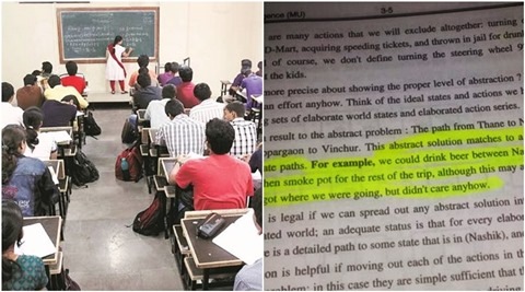 This Mumbai University textbook seems to have a ‘high-spirited’ explanation for an abstract problem!