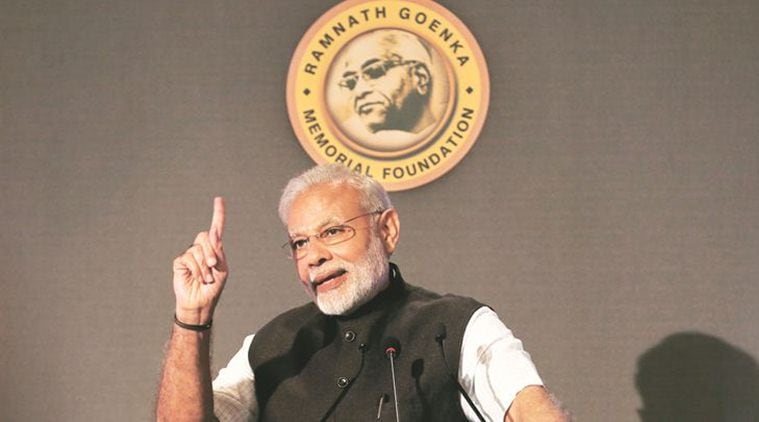 RNG, RNG awards, Ramnath Goenka Awards, Narendra Modi, indian express awards, viveck goenka, journalism, global media, Jayaprakash Narayan, india news, indian express news, indian express