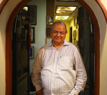 Hemant Oberoi at his home in Colaba, Mumbai.
Express photo by Nirmal Harindran, 14th november, 2016, Mumbai.