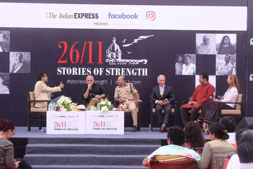 Devendra fadnavis, 26/11 exhibition, stories of strength exhibition, anant goenka, mumbai attack photos, images, pictures, mumbai terror attack, mumbai terror attack victims, news, latest news, India news, national news