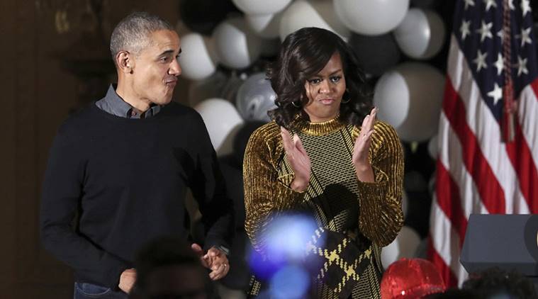 halloween, obama halloween, halloween obama, obama halloween celebrations, world news, indian express,