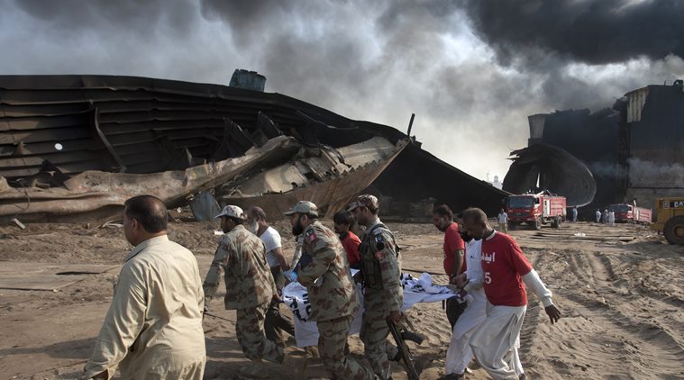 Pakistan, Ship breaking yard, Pakistan blast, Pakistan Balochistan blast, Pakistan ship breaking yard, Pakistan ship blast