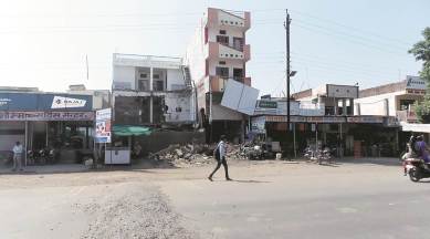 communal violence, petlawad communal tension, petlawad, petlawad police, rss, hindu voters, hindu vote polarisation, petlawad panchayat elections, modi, cow protection, cow politics, indian express news, india news