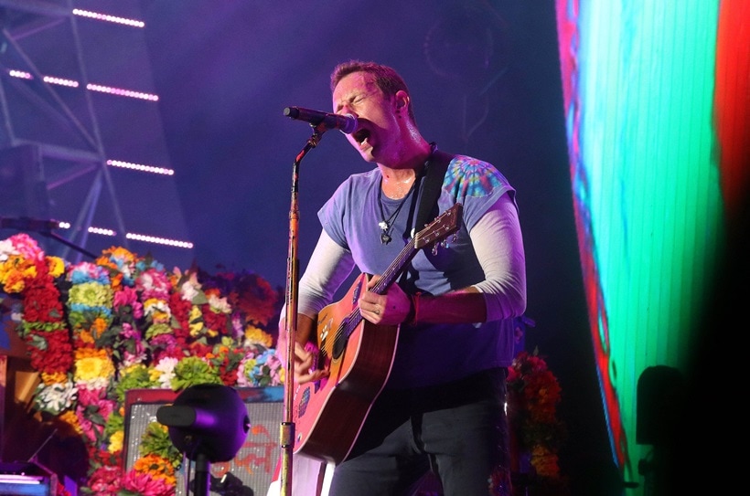 coldplay, coldplay mumbai, chris martin, coldplay concert, global citizen, mumbai concert, chris martin pictures, indian express, coldplay concert pictures