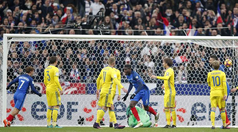 France, France football, Sweden, Sweden football team, paul pogba, pogba, france vs sweden, world cup qualifiers, world cup 2018, football, football news, sports, sports news