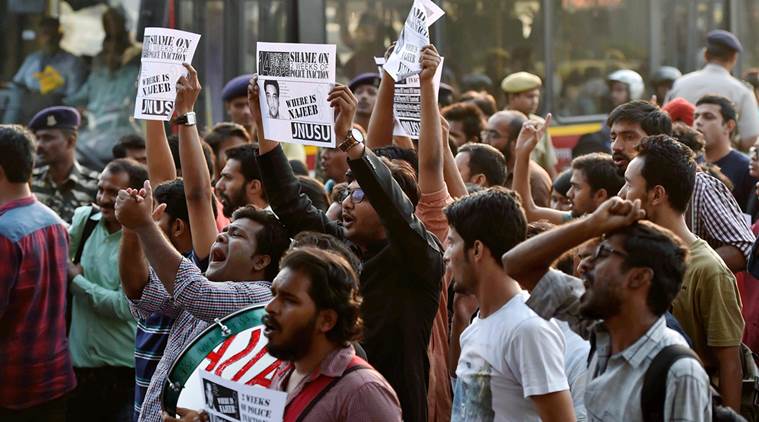 Najeeb Ahmed missing case, missing JNU student case, JNU student, Najeeb Ahmed, JNU, Delhi Police, Delhi news, India news, latest news, indian express
