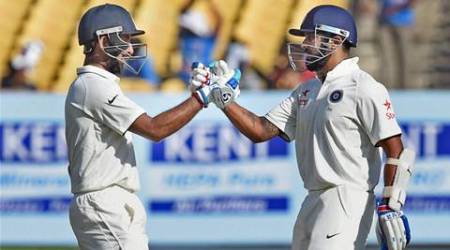 Murali Vijay, Cheteshwar Pujara, Murali Vijay century, Cheteshwar Pujara century, India vs england, India england score, cricket, cricket news, sports, sports news