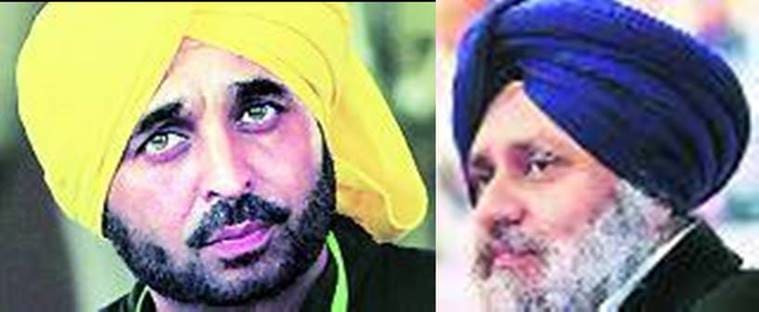 Sukhbir Singh Badal, Sangrur Bhagwant Mann, punjab elections, AAP, Arvind Kejriwal, Shiromani Akali Dal, news, latest news, Punjab news, India news, national news