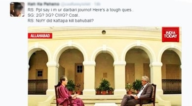 #SoniaSpeaksUp, #Rajdeepgrillssonia, sonai gandhi, rajdeep sonia interview, rajdeep sardesai, sonia gandhi rajdeep interview controversy, what did rajdeep ask sonia in interview, rajdeep question sonia interview, sonia gandhi interview after decade, india today rajdeep sardesai sonia gandhi interview, indian express, indian express news, indian express trending, viral, india viral, india twitter trending