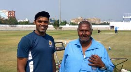 India vs England Rajkot, India vs England 2016 Rajkot, India vs England 2016 Rajkot Test, Ind vs Eng 1st Test, Rasik Makwana, Rasik Makwana Rajkot, Ravindra Jadeja, Cheteshwar Pujara, Cricket