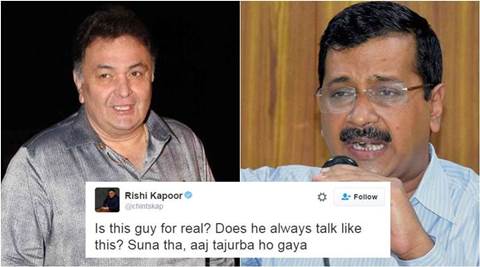 Rishi Kapoor is at it again! Asks if Arvind Kejriwal is for real ...