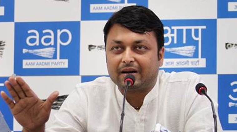 AAP MLA arrested, AAP MLA Rituraj Govind, Rituraj Govind, AAP, Aam Aadmi Party, Kirari, Indian Express, India news