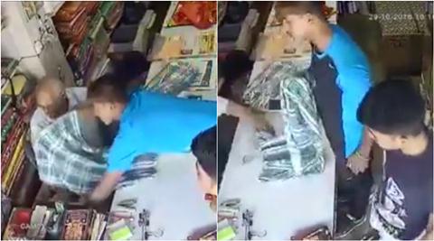 Video: You won’t believe how cleverly these thieves stole cash from right under this shopkeeper’s nose