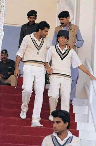 Sachin Tendulkar, Tendulkar, SRT, Sachin Test debut, Sachin debut, Sachin first Test, Waqar Younis, Waqar, Waqar Younis test debut, waqar debut, cricket, cricket news, sports, sports news