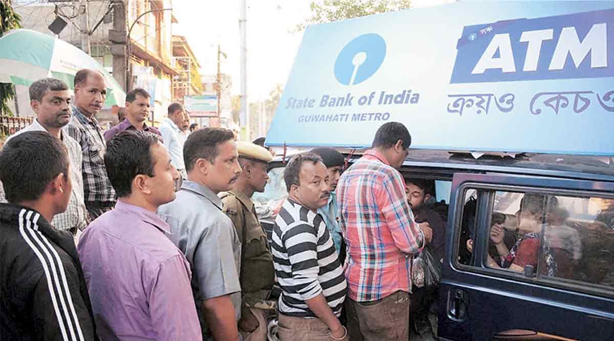 sbi recalibrates 57 per cent of atms