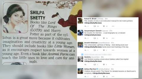 When Shilpa Shetty thought Animal Farm was about caring for animals, and Twitterati had a field day | Trending News,The Indian Express When Shilpa Shetty thought Animal Farm was about caring for animals, and Twitterati had a field day | Trending News,The Indian Express
