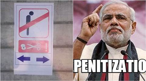 People are going crazy trying to understand what this weird sign board means