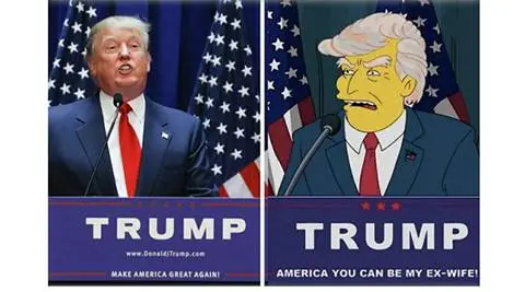 US presidential elections 2016: 'The Simpsons' predicted Donald Trump's  victory 16 years ago | Trending News,The Indian Express