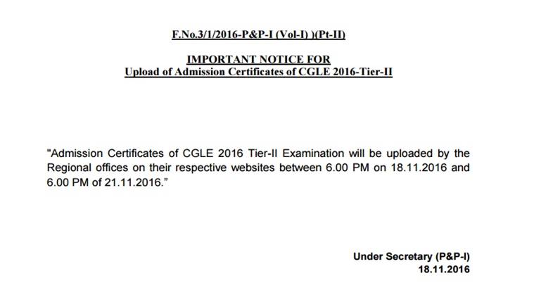 ssc, ssc cgl, ssc.nic.in, ssc cgl 2, ssc cgl admit card, cgl 2 admit card, ssc admit card, ssc cgl 2 admit card, www.ssc.nic.in, ssc regional website, ssc cgl 2016, ssc cgl hall ticket, staff selection commission, combines graduate level, cgl 2 exam, ssc news, recruitment news, indian express