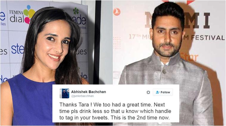 tara sharma, abhishek bachchan, tara sharma abhishek bachchan parody account, entertainment news, trending news, latest news, indian express