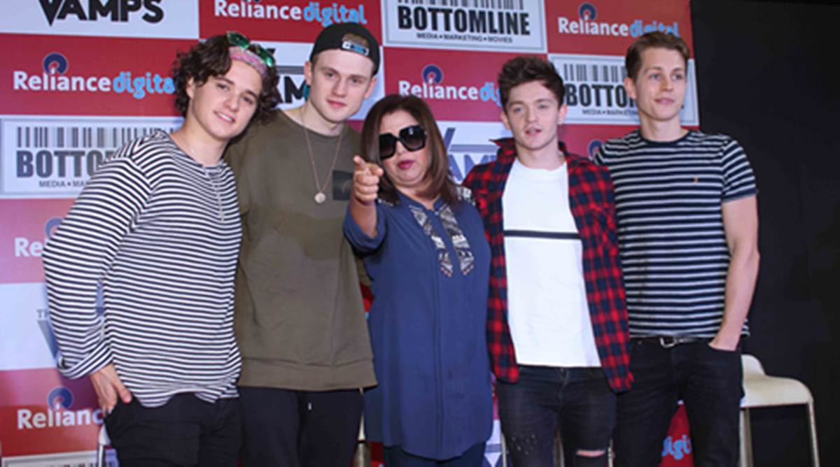 British Band The Vamps Says India Full Of Surprises See Pics Entertainment News The Indian Express