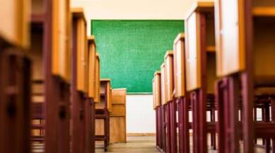 ahmedabad teacher suspended, ahmedabad teacher video, teacher video beating student, Gujarat teacher viral video, indian express news