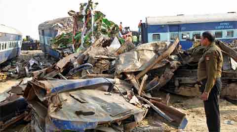 indore, indore-patna express, kanpur, train accident, indore train accident, patna train accident, UP train accident, kanpur train derail, indore patna express train derail, train accident today, derailment, train derailment, patna train derailed, india news, indian express, indian express news