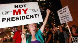 donald trump, anti trump protest, US presidnetial elections, US elections, US trump, trump protest, president elect donald trump, latest news, indian express, world news