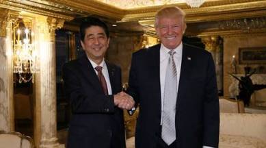 north korea, north korea missile test, ballistic missiles test, n korea missiles, kim jong un, donald trump, shinzo abe, US-Japan, US support, world news, indian express news