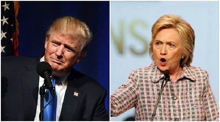 hillary Clinton, donald Trump, US elections 2016, US presidential elections 2016, presidential elections 2016, elections 2016, world news, indian express