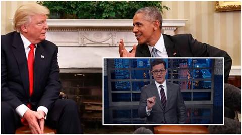 Trump Meets Obama At The White House: Stephen Colbert Calls It ‘the ...