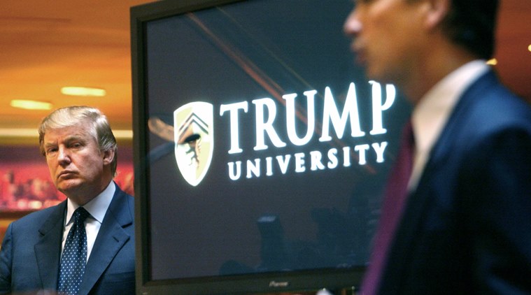 trump, trump university, trump case, trump news, donald trump presidency, world news, indian express,