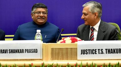 judiciary appointments, Supreme Court, Ravi Shankar Prasad, t s thakur, Narendra Modi, Tirath Singh Thakur, CJI t s thakur, high courts judges, india news