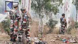 nagrota, jammu and kashmir attack, nagrota attack, jammu and kashmir, j&k militants, j&k encounter, kashmir encounter, ramgarh sector , samba, manohar parrikar, parrikar, narendra modi, modi, pm modi, india news, indian express news